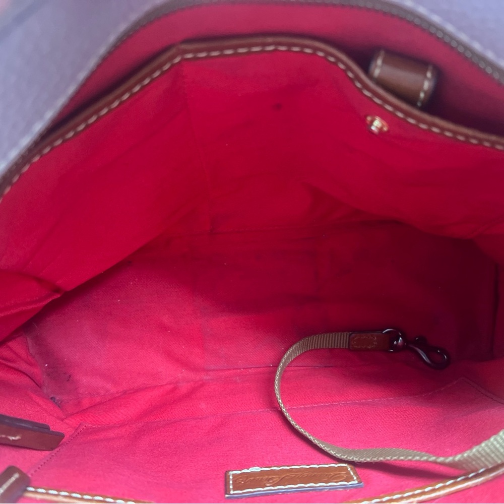 Dooney & Bourke Taupe Leather Bag Lexington - Picture 6 of 10